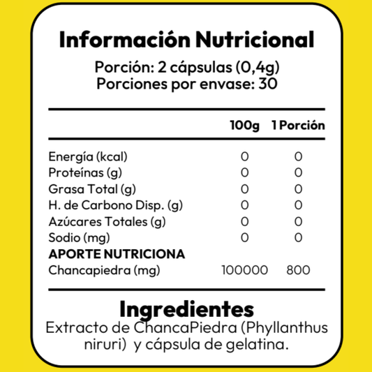 Chancapiedra - 60 Capsulas
