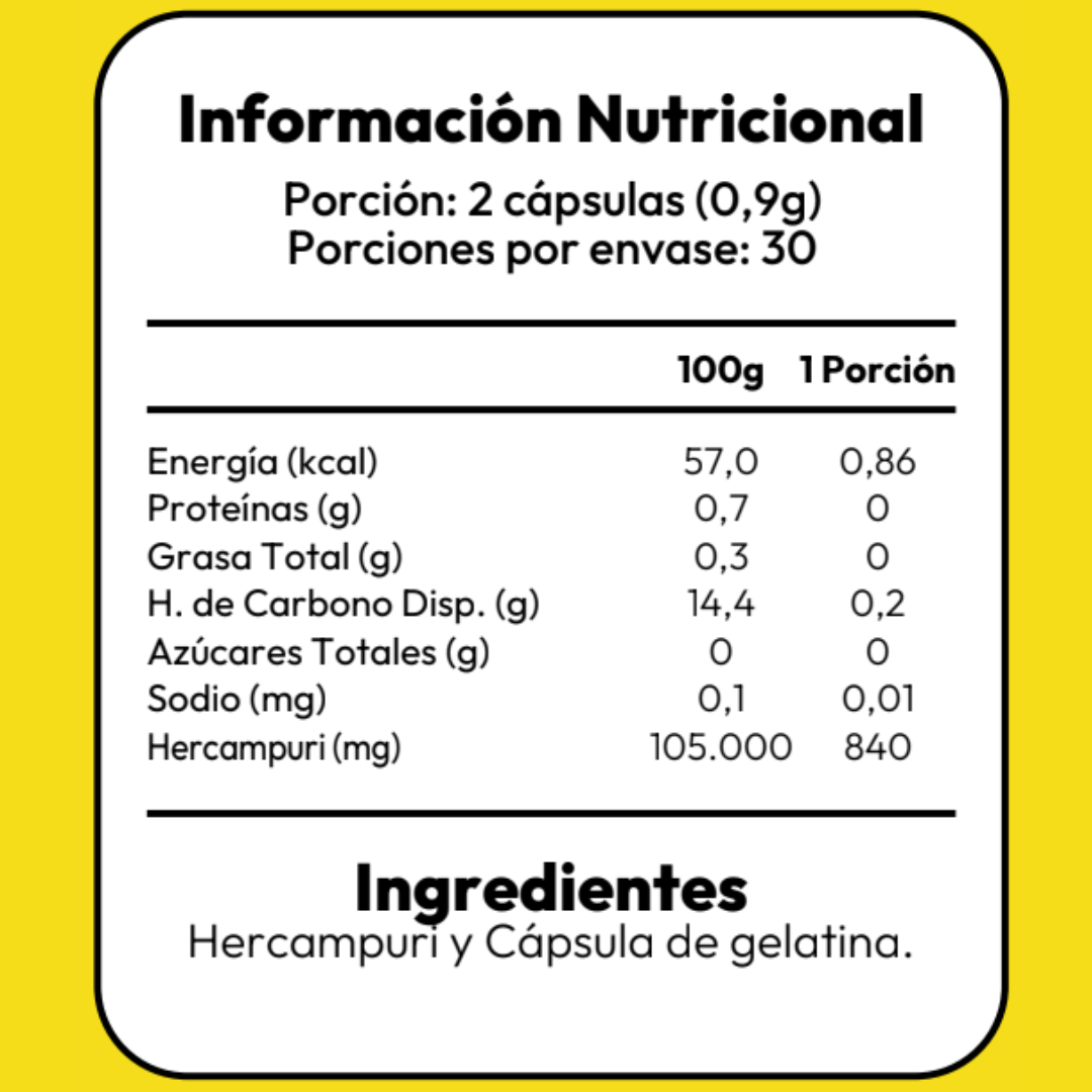 Hercampuri - 60 Capsulas