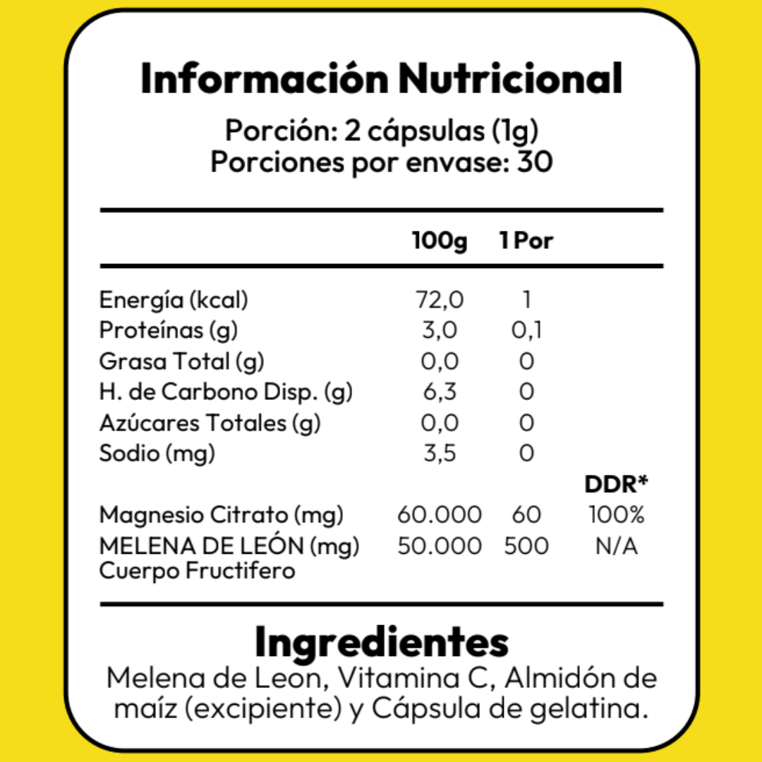 Melena de Leon - 60 Capsulas