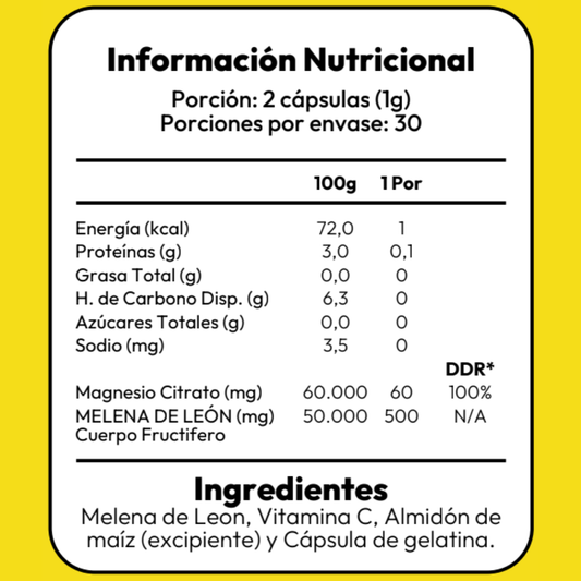 Melena de Leon - 60 Capsulas