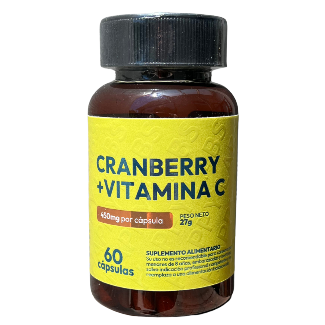 Cranberry + Vitamina C - 60 Capsulas