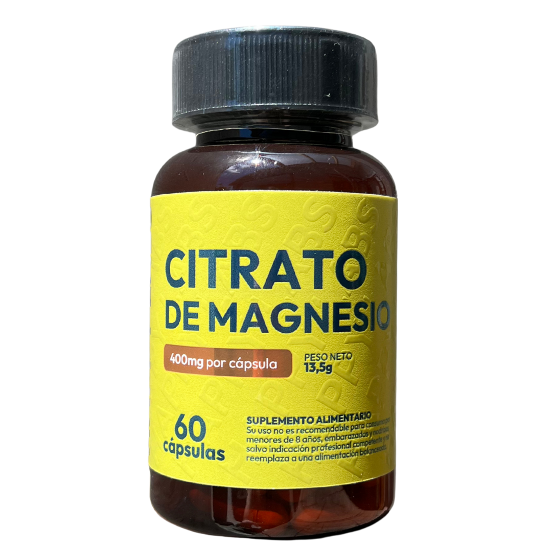 Citrato de Magnesio - 60 Capsulas