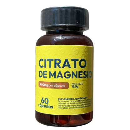 Citrato de Magnesio - 60 Capsulas