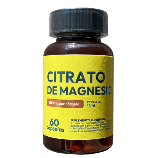 Citrato de Magnesio - 60 Capsulas