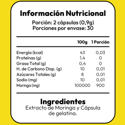 Moringa - 60 Capsulas