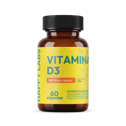Vitamina D3 - 60 Capsulas