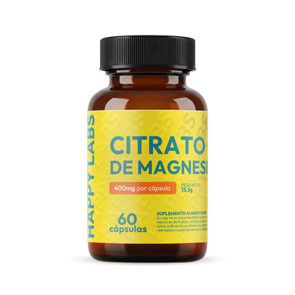 Citrato de Magnesio - 60 Capsulas