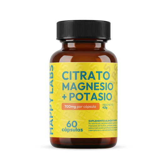 Citrato Magnesio + Potasio - 60 Capsulas