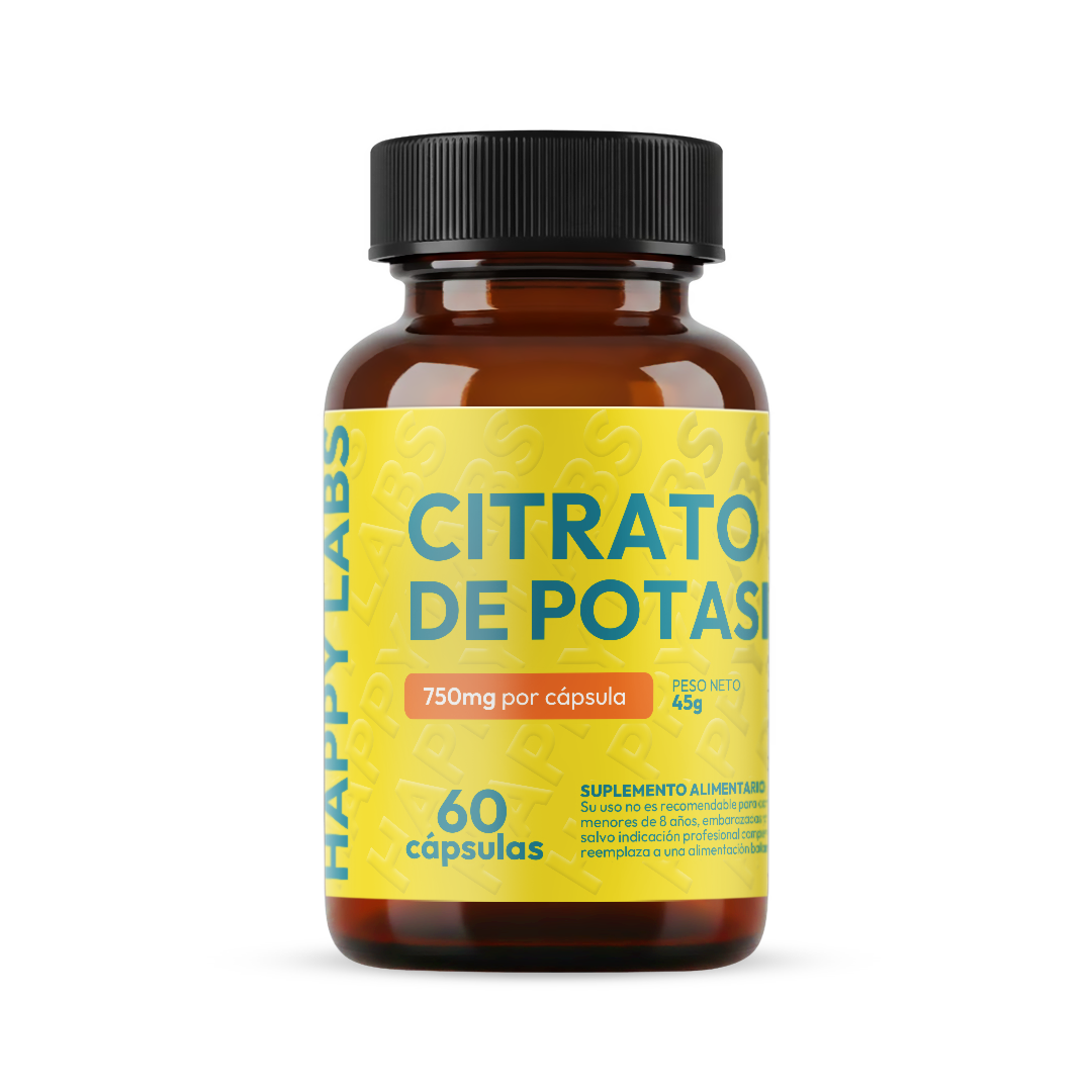 Citrato de Potasio - 60 Capsulas