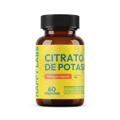 Citrato de Potasio - 60 Capsulas