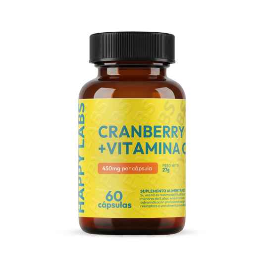 Cranberry + Vitamina C - 60 Capsulas