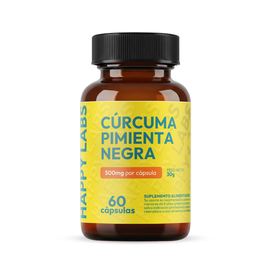 Curcuma + Pimienta - 60 Capsulas