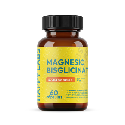 Magnesio Bisglicinato - 60 Capsulas