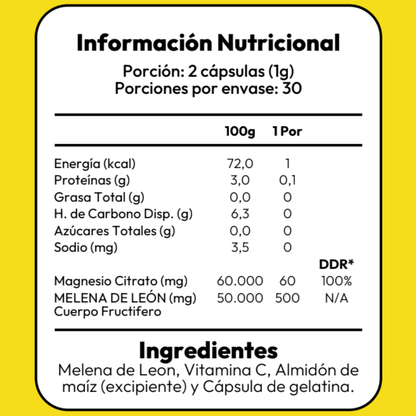 Melena de Leon - 60 Capsulas