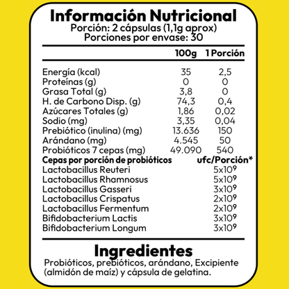 Probiotico Mujer - 60 Capsulas