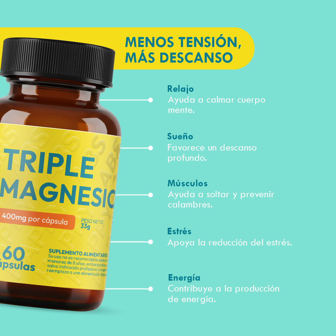 Triple Magnesio - 60 Capsulas